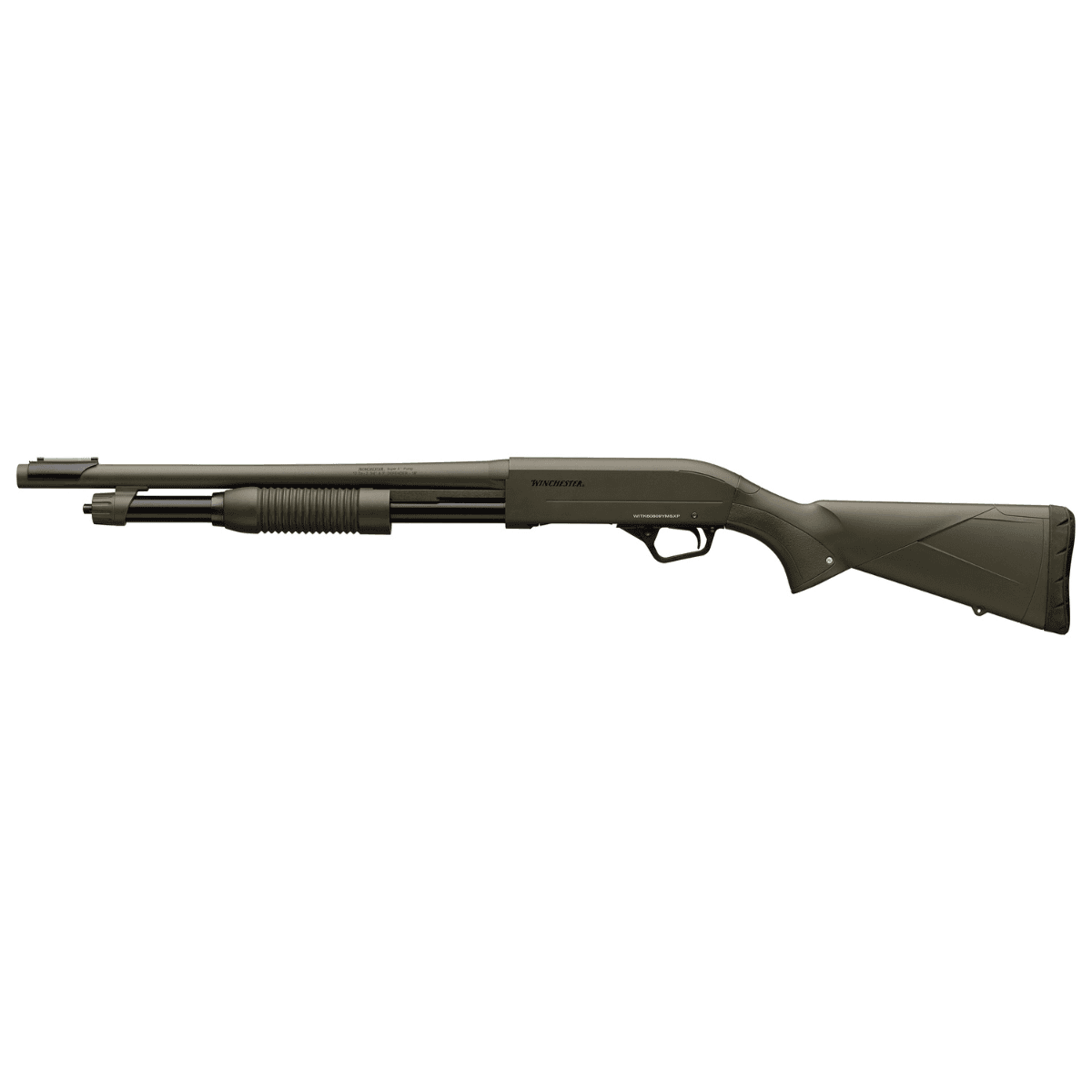 Winchester Repeating Arms SXP Defender Shotgun, 18" OD Green Perma-Cote Steel Barrel&Drilled&Tapped Aluminum Alloy Receiver Fixed w/Textured Grip Panels OD Green Synthetic Stock Fixed Cylinder Choke 5- 2.75" Shells Pump Full Size 12Gauge - 512425395 Winchester Repeating Arms SXP Defender Shotgun, 18" OD Green Perma-Cote Steel Barrel&Drilled&Tapped Aluminum Alloy Receiver Fixed w/Textured Grip Panels OD Green Synthetic Stock Fixed Cylinder Choke 5- 2.75" Shells Pump Full Size 12Gauge - 512425395