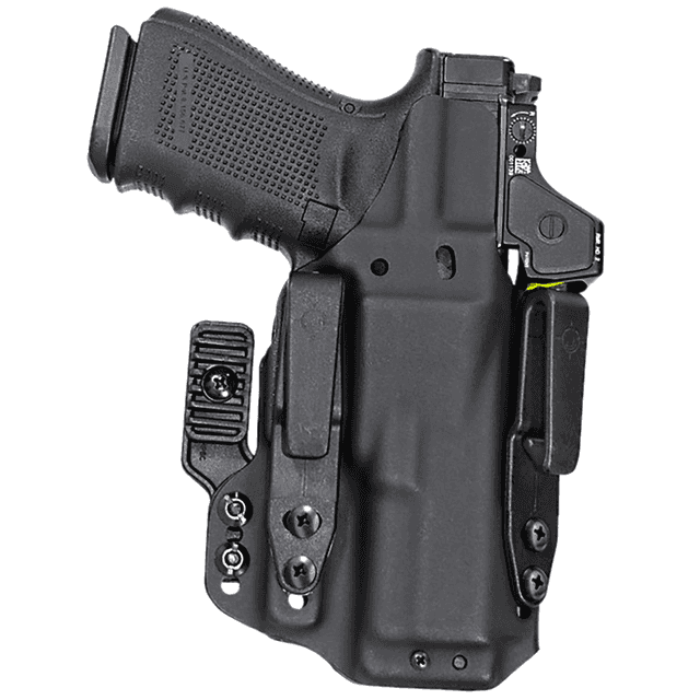 Mission First Tactical Pro Series IWB Holster, Black Ambidextrous Fits Glock 19/45 - H8GL1 Mission First Tactical Pro Series IWB Holster, Black Ambidextrous Fits Glock 19/45 - H8GL1