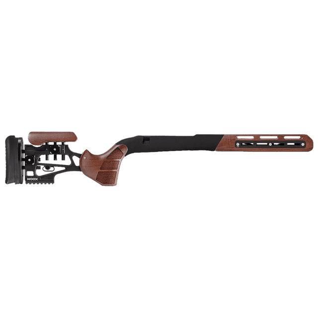 Woox SH.CHS011.05 Furiosa Chassis Walnut Aluminum/Wood Fits Remington 700 M5 DBM SA Bolt Action 31" OAL Woox SH.CHS011.05 Furiosa Chassis Walnut Aluminum/Wood Fits Remington 700 M5 DBM SA Bolt Action 31" OAL