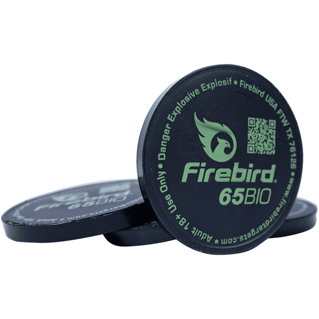 Firebird USA 65BIO Flash/Smoke/Sound Impact Universal Firearm 65mm 10 Pk. Firebird USA 65BIO Flash/Smoke/Sound Impact Universal Firearm 65mm 10 Pk.