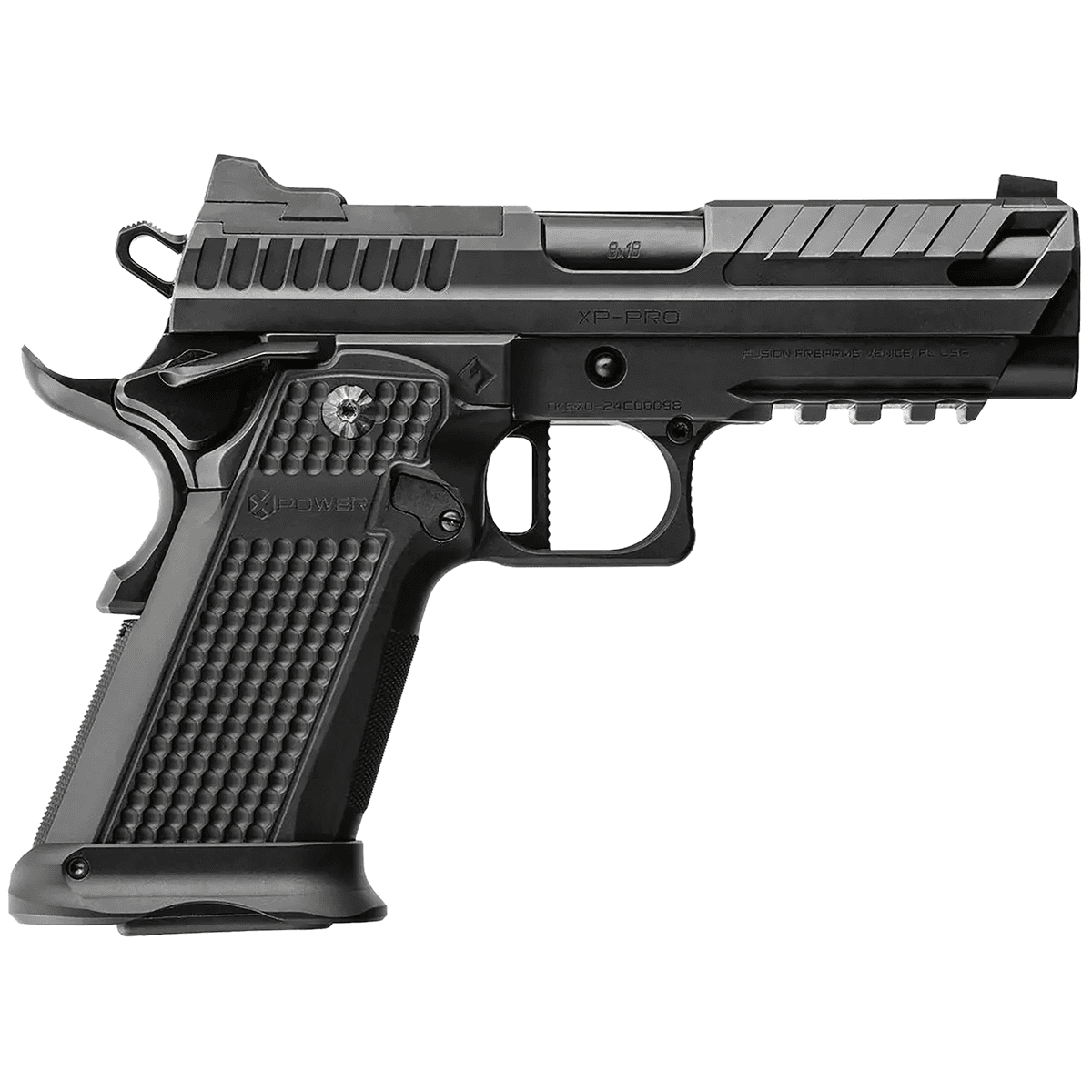 Fusion Firearms XP9BLK XP Pro 9mm Luger 17+1 4" Pistol Fusion Firearms XP9BLK XP Pro 9mm Luger 17+1 4" Pistol