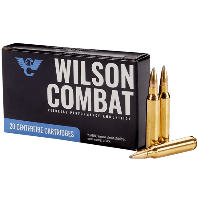Wilson Combat Sierra GameKing Spitzer Boat Tail Ammo, 65gr 20 Per Box/10 Case 223 Rem - A22365SBT Wilson Combat Sierra GameKing Spitzer Boat Tail Ammo, 65gr 20 Per Box/10 Case 223 Rem - A22365SBT
