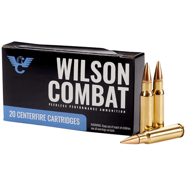 Wilson Combat Hollow Point Boat Tail Ammo, 110gr 20 Per Box/10 Case 6.8SPC - A68110BTHP Wilson Combat Hollow Point Boat Tail Ammo, 110gr 20 Per Box/10 Case 6.8SPC - A68110BTHP