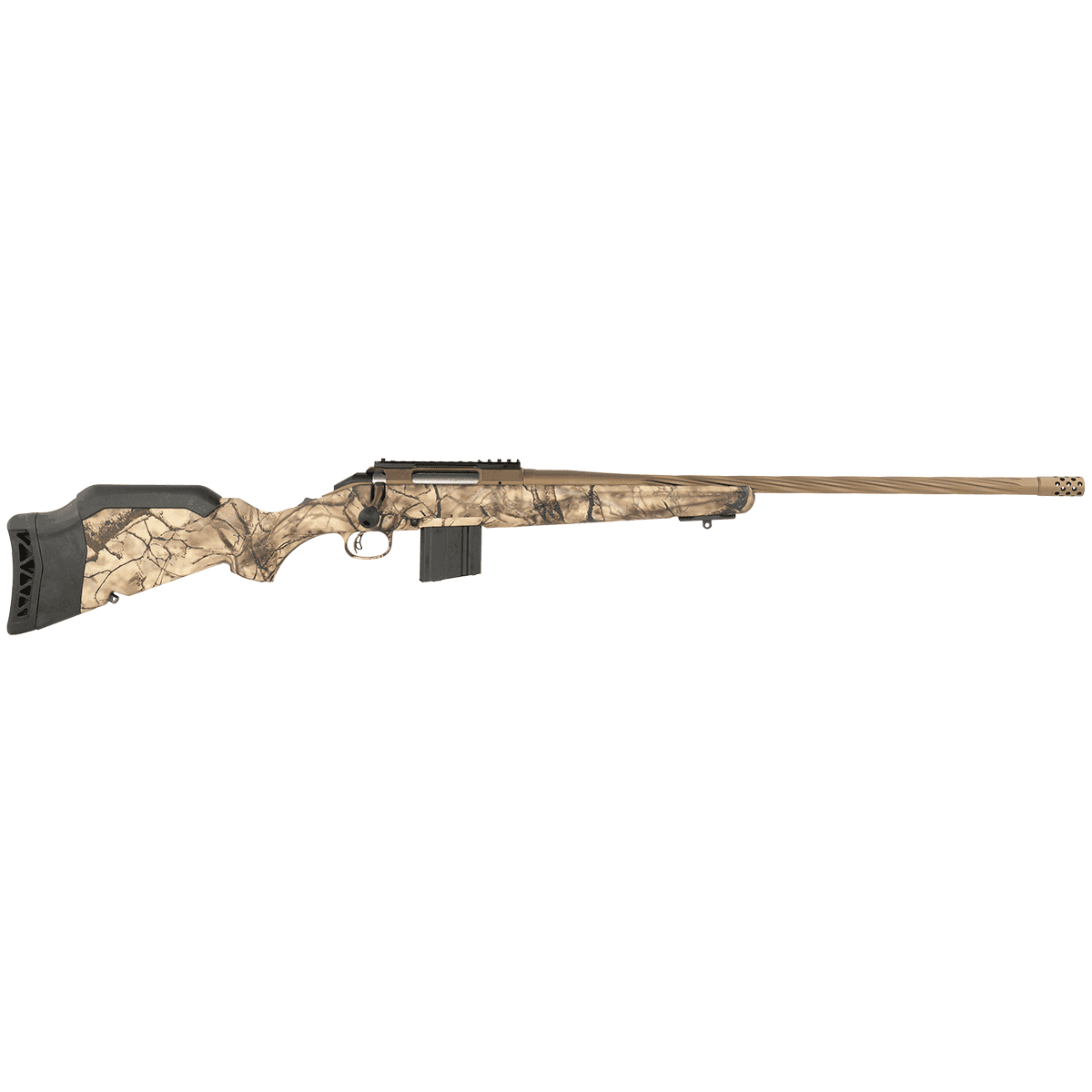 Ruger 46982 American Gen II Full Size 6mm ARC 5+1 22" Burnt Bronze Cerakote Threaded Barrel Ruger 46982 American Gen II Full Size 6mm ARC 5+1 22" Burnt Bronze Cerakote Threaded Barrel