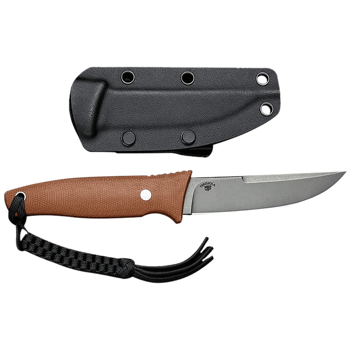 Civivi Knives Tamashii Knife, 4.07" Fixed Straight Back Plain Gray Stonewashed D2 Steel Blade 4.73" Brown Textured Canvas Micarta Handle - 19046-5 Civivi Knives Tamashii Knife, 4.07" Fixed Straight Back Plain Gray Stonewashed D2 Steel Blade 4.73" Brown Textured Canvas Micarta Handle - 19046-5