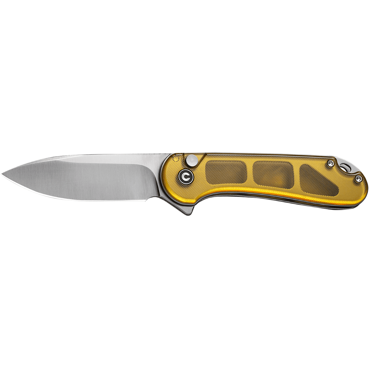 Civivi Knives Elementum II EDC Knife, 2.96" Folding Drop Point Plain Satin Nitro-V Steel Blade Ultem Handle - C18062P-7 Civivi Knives Elementum II EDC Knife, 2.96" Folding Drop Point Plain Satin Nitro-V Steel Blade Ultem Handle - C18062P-7