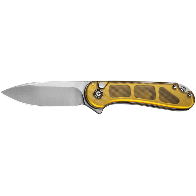 Civivi Knives Elementum II EDC Knife, 2.96" Folding Drop Point Plain Satin Nitro-V Steel Blade Ultem Handle - C18062P-7 Civivi Knives Elementum II EDC Knife, 2.96" Folding Drop Point Plain Satin Nitro-V Steel Blade Ultem Handle - C18062P-7