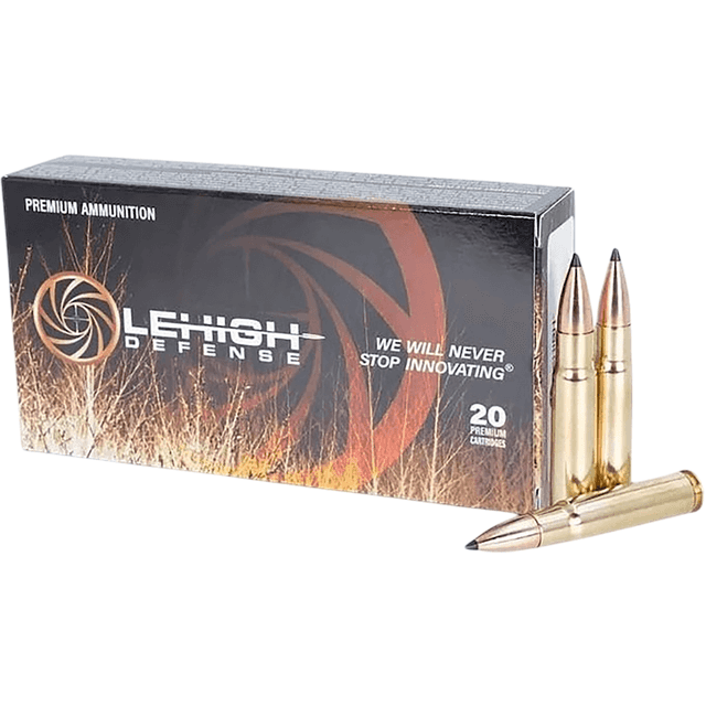 Lehigh Defense Tipped Controlled Chaos Ammo, 200gr 20 Per Box/10 Case 358 Win - LA358200TCC Lehigh Defense Tipped Controlled Chaos Ammo, 200gr 20 Per Box/10 Case 358 Win - LA358200TCC