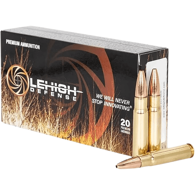 Lehigh Defense Controlled Chaos Ammo, 200gr 20 Per Box/10 Case 358 Win - LA358200CC Lehigh Defense Controlled Chaos Ammo, 200gr 20 Per Box/10 Case 358 Win - LA358200CC