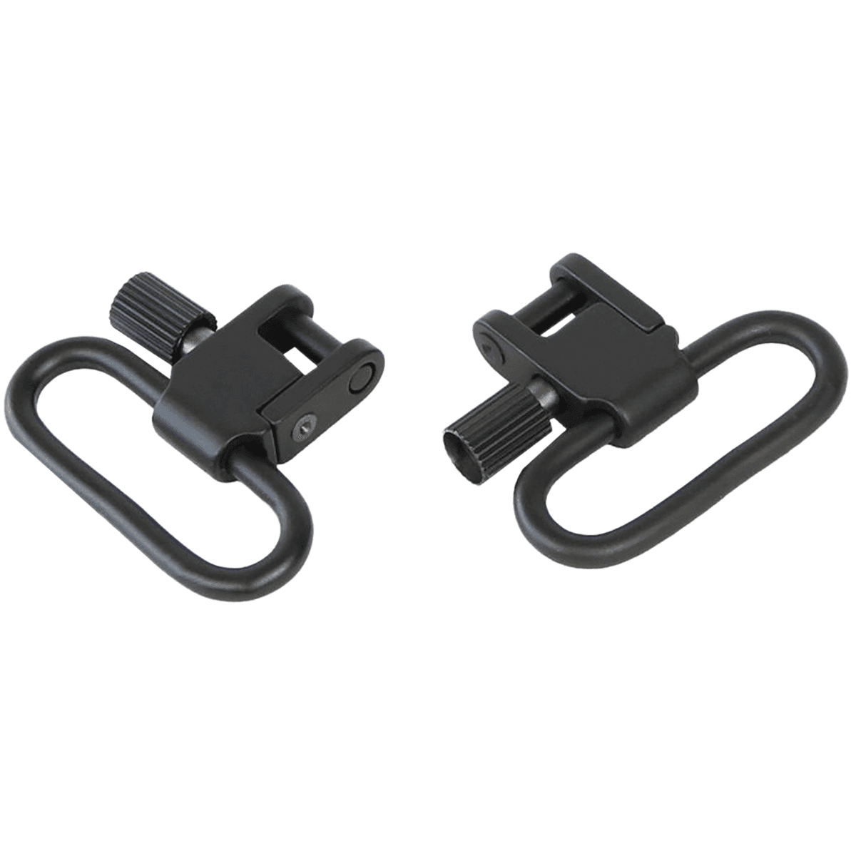 Bulldog Deluxe Locking Swivel Set, Black 1" Steel - BD880 Bulldog Deluxe Locking Swivel Set, Black 1" Steel - BD880