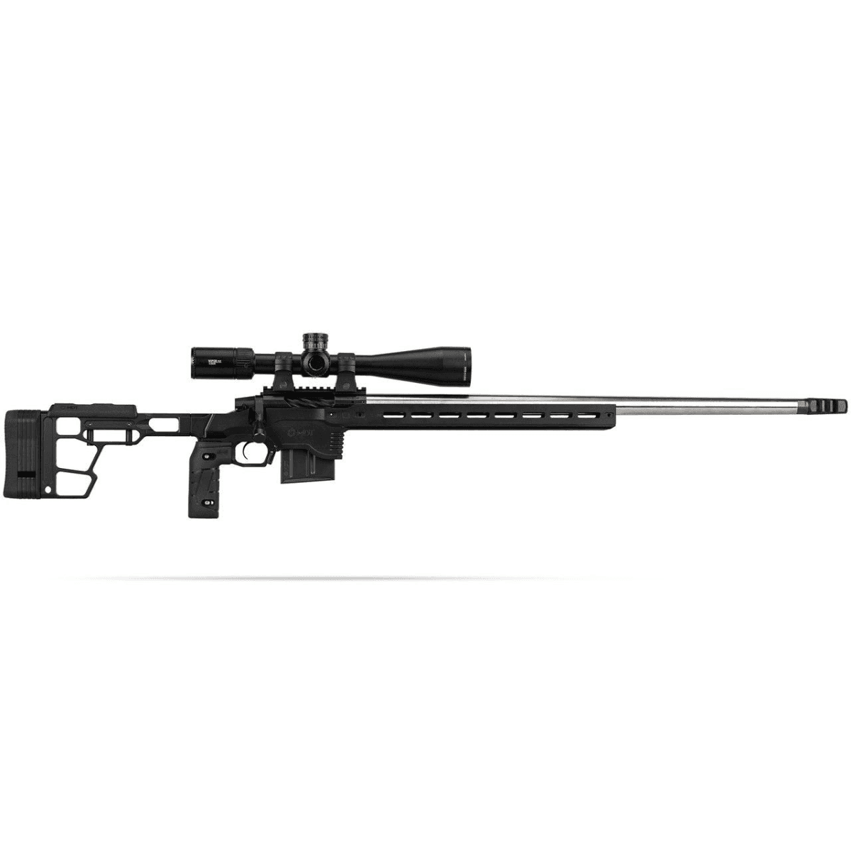 Mdt Sporting Goods Inc ACC Premier Gen2 Chassis, Black 15" OAL Ambi Mag Latch Adjustable Cheek Riser Mdt SRS-X Lite Buttstock Fits CZ 457 - 109725BLK Mdt Sporting Goods Inc ACC Premier Gen2 Chassis, Black 15" OAL Ambi Mag Latch Adjustable Cheek Riser Mdt SRS-X Lite Buttstock Fits CZ 457 - 109725BLK