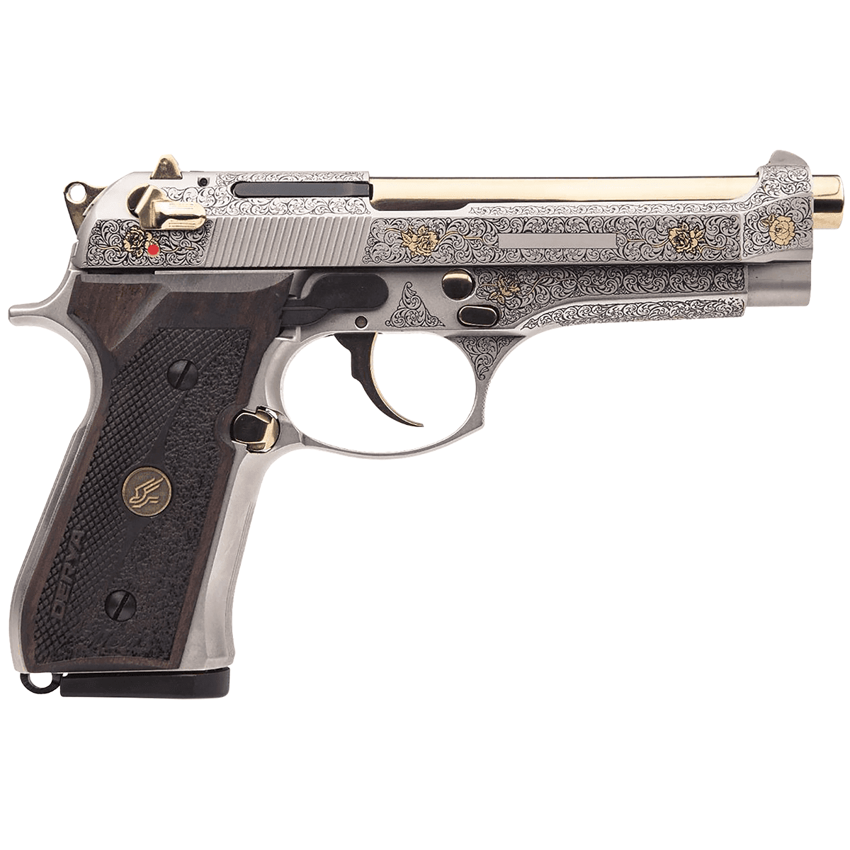 Derya Firearms 15L.FLR.MELIK9.TR Melik Fight Limited Run 9mm Luger 15+1 4.90" Gold PVC Steel Barrel Pistol Derya Firearms 15L.FLR.MELIK9.TR Melik Fight Limited Run 9mm Luger 15+1 4.90" Gold PVC Steel Barrel Pistol