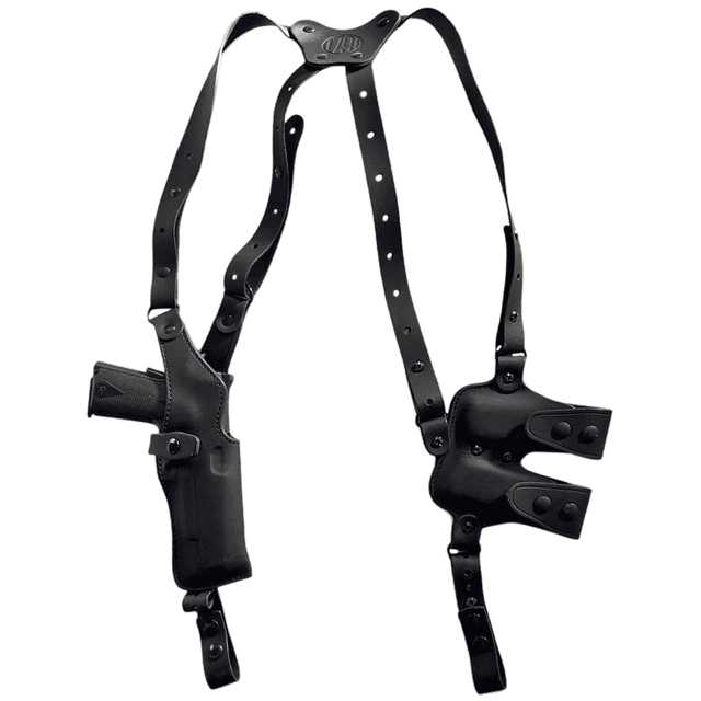 1791 Gunleather Optic Ready Shoulder Holster, Black Steerhide Leather Vertical Right Hand Fits 1911 - NSS1SBLVR 1791 Gunleather Optic Ready Shoulder Holster, Black Steerhide Leather Vertical Right Hand Fits 1911 - NSS1SBLVR