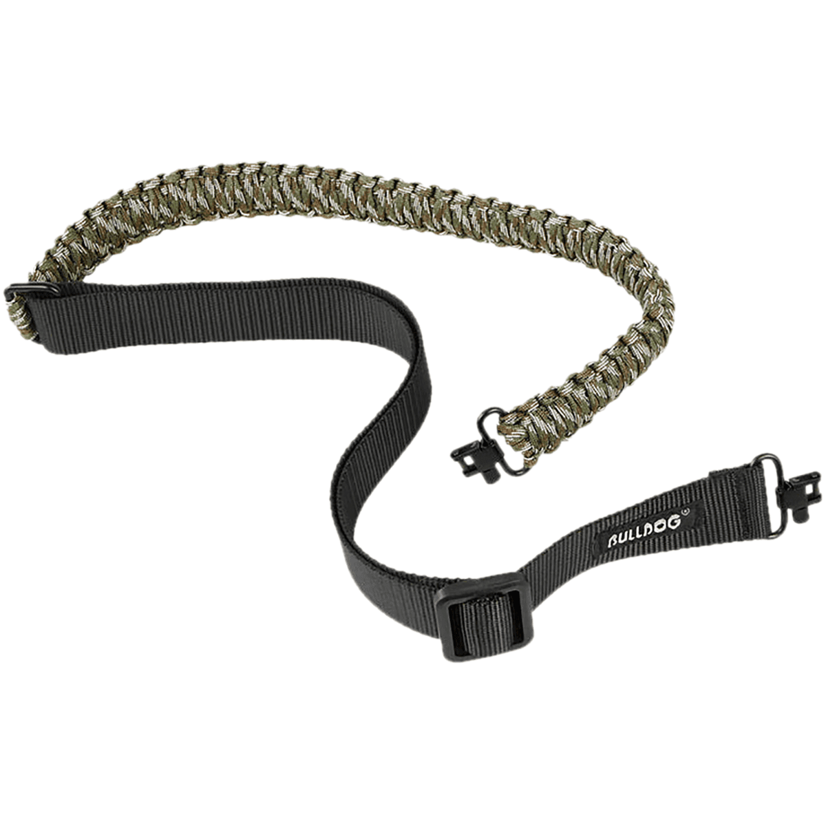 Bulldog Deluxe Rifle Sling, Multi-Cam Paracord Swivels Rifle - BD836 Bulldog Deluxe Rifle Sling, Multi-Cam Paracord Swivels Rifle - BD836