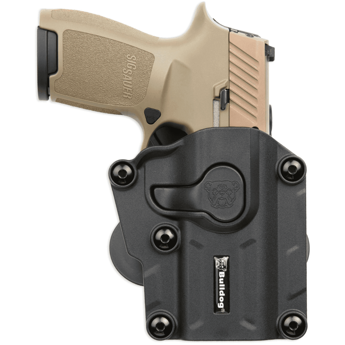 Bulldog Max Multi Fit Series Holster, Black Polymer Left Hand Full Sized Pistols - MX001L Bulldog Max Multi Fit Series Holster, Black Polymer Left Hand Full Sized Pistols - MX001L