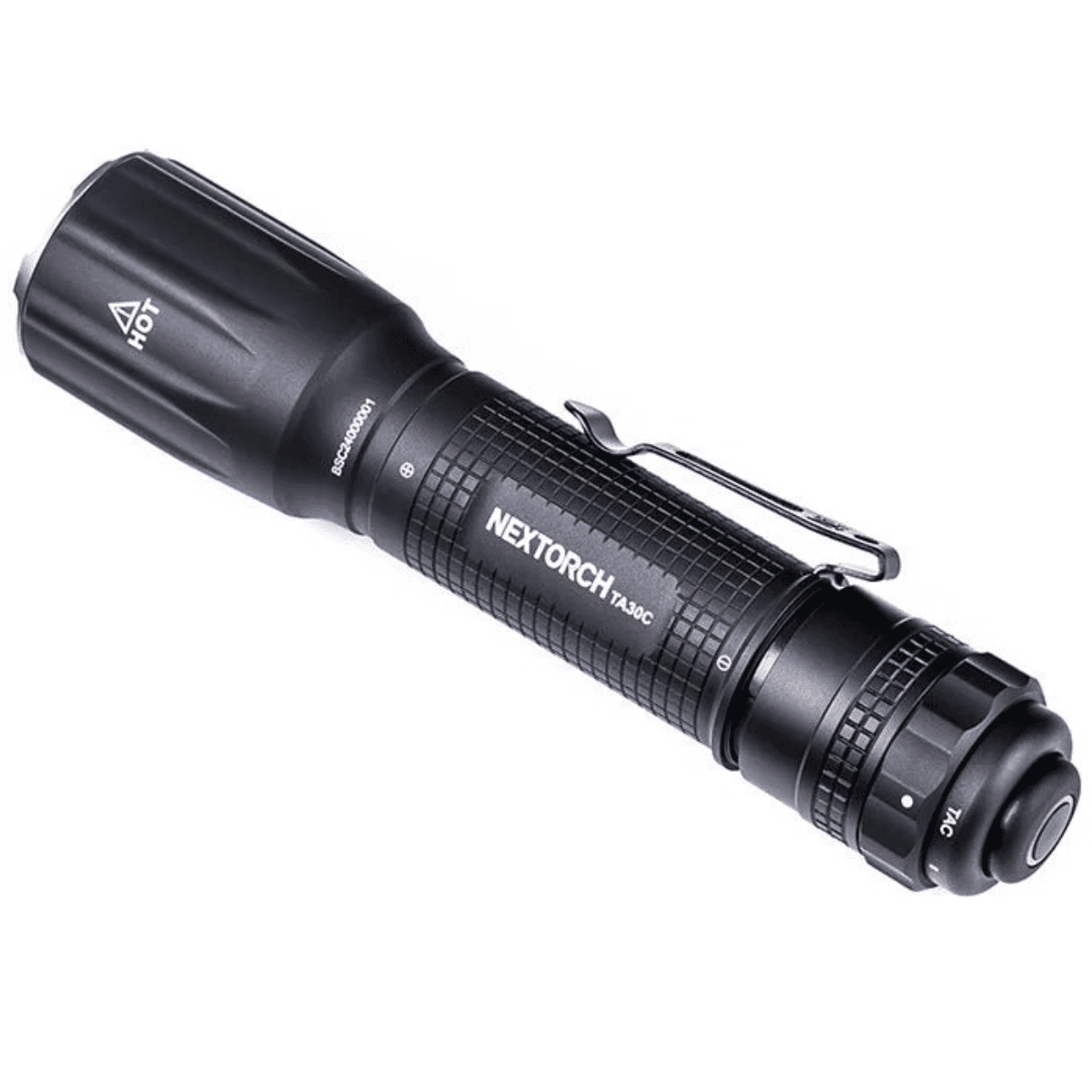Nextorch Tactical Light Flashlight, Black 1600 lumens 18650 / CR123A Battery Waterproof - TA30C Nextorch Tactical Light Flashlight, Black 1600 lumens 18650 / CR123A Battery Waterproof - TA30C