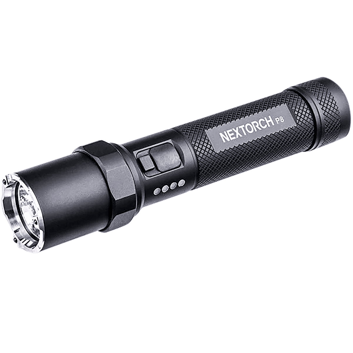 Nextorch Compact Duty Flashlight, Black 1600 lumens 252 Meters Beam Distance USB-C Waterproof - P8 Nextorch Compact Duty Flashlight, Black 1600 lumens 252 Meters Beam Distance USB-C Waterproof - P8