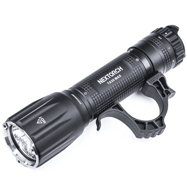 Nextorch Tactical Flashlight Finger Ring, Black Large Mil-Spec Steel/Nylon Composite - FR-2 Nextorch Tactical Flashlight Finger Ring, Black Large Mil-Spec Steel/Nylon Composite - FR-2