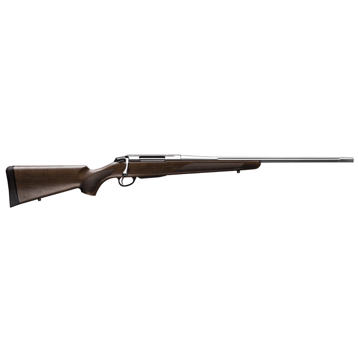 Tikka T3x Hunter Rifle, 22.40" Matte Stainless Fluted Threaded Barrel Matte Drilled & Tapped Stainless Steel Receiver Fixed Oiled Walnut Wood Stock Right Hand Full Size 3+1rd 7mm Rem - JRTXA77022MT Tikka T3x Hunter Rifle, 22.40" Matte Stainless Fluted Threaded Barrel Matte Drilled & Tapped Stainless Steel Receiver Fixed Oiled Walnut Wood Stock Right Hand Full Size 3+1rd 7mm Rem - JRTXA77022MT