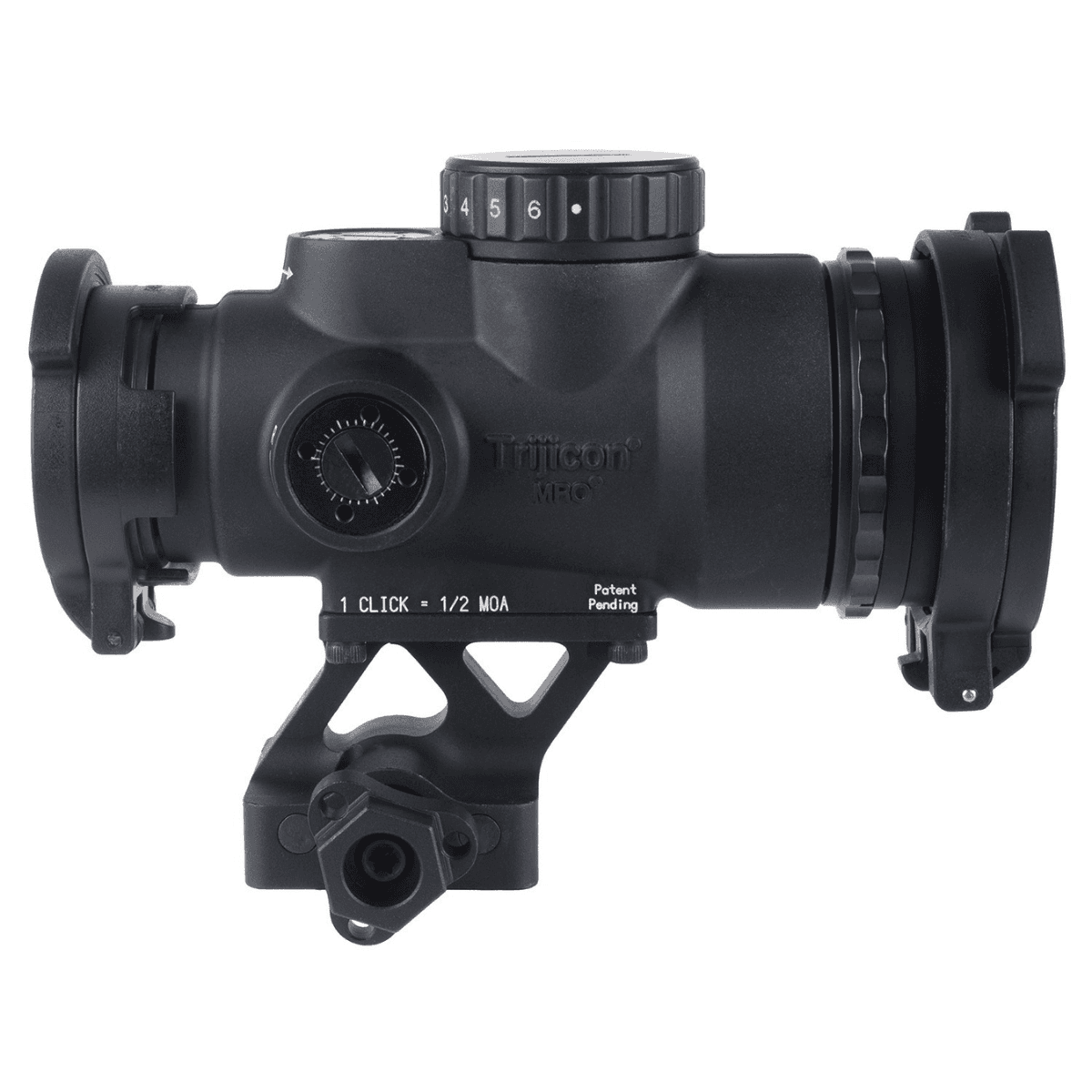 Trijicon MRO SD Patrol Red Dot Sight, Black Aluminum Ambidextrous 1x 25mm 2 MOA Red Dot Reticle 1/3 Co-Witness Quick Release Mount w/ Q-LOC Technology Waterproof - 2200354 Trijicon MRO SD Patrol Red Dot Sight, Black Aluminum Ambidextrous 1x 25mm 2 MOA Red Dot Reticle 1/3 Co-Witness Quick Release Mount w/ Q-LOC Technology Waterproof - 2200354