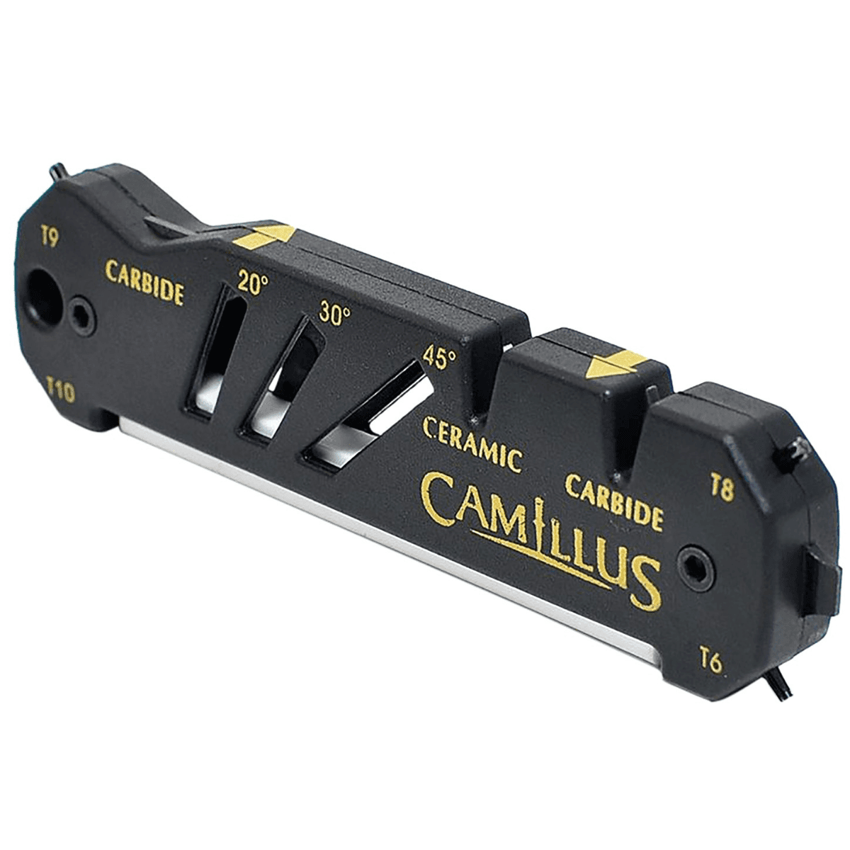 Camillus Glide Sharpener, Black Carbide/Ceramic Sharpener - 19224 Camillus Glide Sharpener, Black Carbide/Ceramic Sharpener - 19224