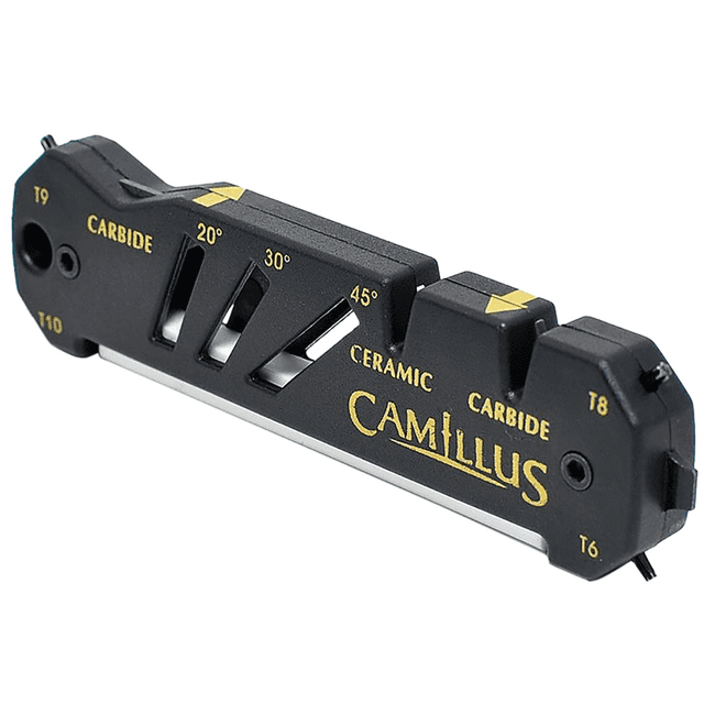 Camillus Glide Sharpener, Black Carbide/Ceramic Sharpener - 19224 Camillus Glide Sharpener, Black Carbide/Ceramic Sharpener - 19224