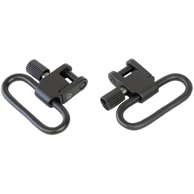 Bulldog Deluxe Locking Swivel Set, Black 1.25" Steel - BD882 Bulldog Deluxe Locking Swivel Set, Black 1.25" Steel - BD882