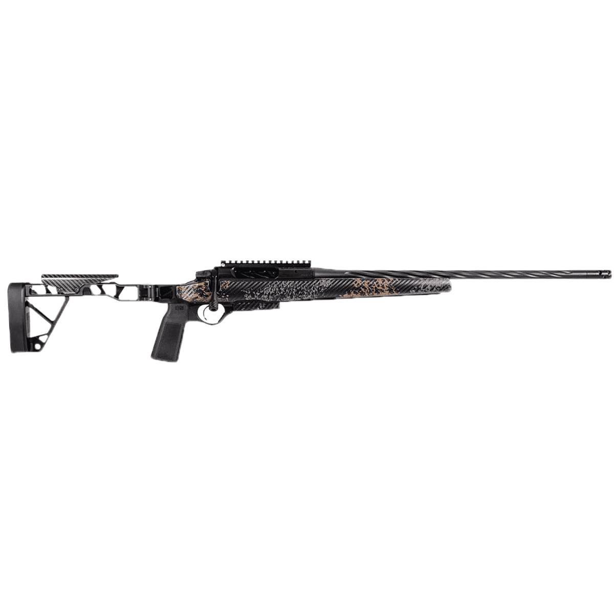 Seekins Precision Havak Slam Rifle, 21" Black Cerakote Spiral Fluted Threaded Barrel Black Hardcoat Anodize 20 MOA Rail w/Bubble Level Receiver Skeletonized Wrapped Carbon Fiber Woodland Shadow Camo Aluminum Stock 6.5 PRC - 0011340037-F Seekins Precision Havak Slam Rifle, 21" Black Cerakote Spiral Fluted Threaded Barrel Black Hardcoat Anodize 20 MOA Rail w/Bubble Level Receiver Skeletonized Wrapped Carbon Fiber Woodland Shadow Camo Aluminum Stock 6.5 PRC - 0011340037-F
