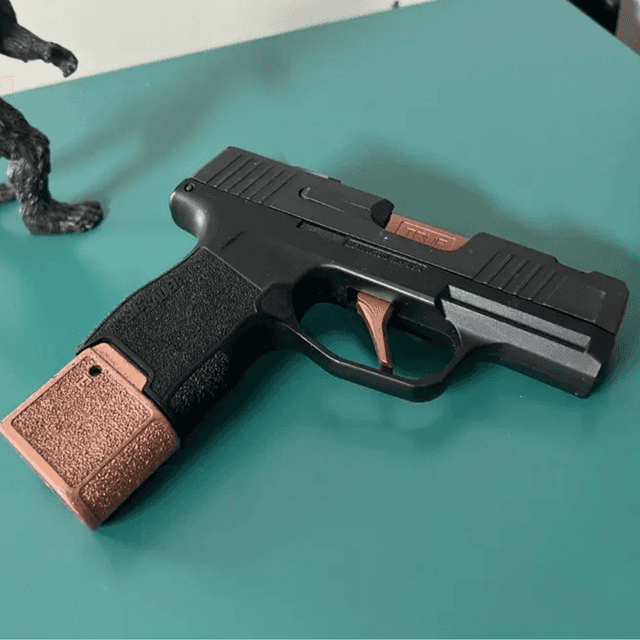 True Precision Inc Flat Trigger, Copper Drop-In Flat Fits Sig P365 - TPP365TC True Precision Inc Flat Trigger, Copper Drop-In Flat Fits Sig P365 - TPP365TC