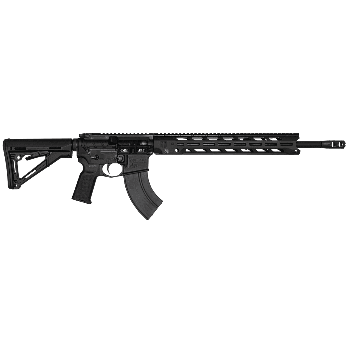 Diamondback DB15 Obsidian Rifle, 18" Black Nitride Medium Taper Threaded Barrel Black Hardcoat Anodize Picatinny Rail Aluminum Receiver Black Magpul CTR Synthetic Stock and Magpul MOE K2 Grip 26+1rd 6mm ARC - DB1784V001 Diamondback DB15 Obsidian Rifle, 18" Black Nitride Medium Taper Threaded Barrel Black Hardcoat Anodize Picatinny Rail Aluminum Receiver Black Magpul CTR Synthetic Stock and Magpul MOE K2 Grip 26+1rd 6mm ARC - DB1784V001