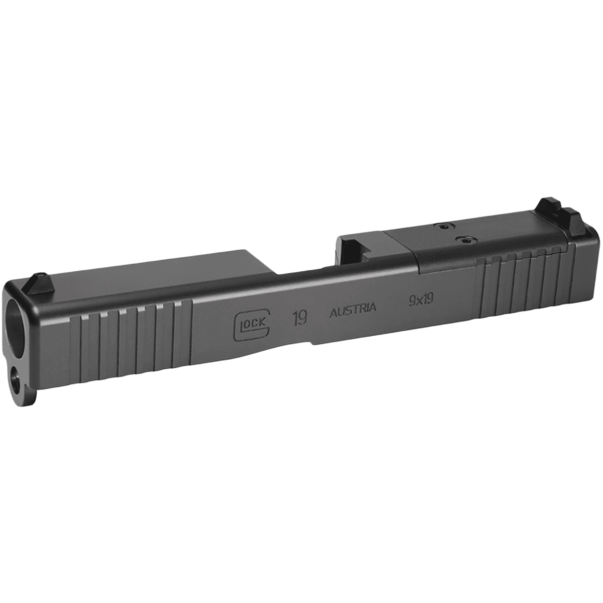 Glock 79008 Spare Slide Fits Glock 19 Gen3 Black Matte Optic Ready Slide Glock 79008 Spare Slide Fits Glock 19 Gen3 Black Matte Optic Ready Slide