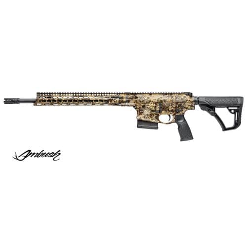 Daniel Defense Ambush 308 DD5 Semi Auto Rifle 7.62 NATO 18" Barrel 5 Rounds KeyMod Handguard Collapsible Stock Kryptek Highlander Camo Daniel Defense Ambush 308 DD5 Semi Auto Rifle 7.62 NATO 18" Barrel 5 Rounds KeyMod Handguard Collapsible Stock Kryptek Highlander Camo