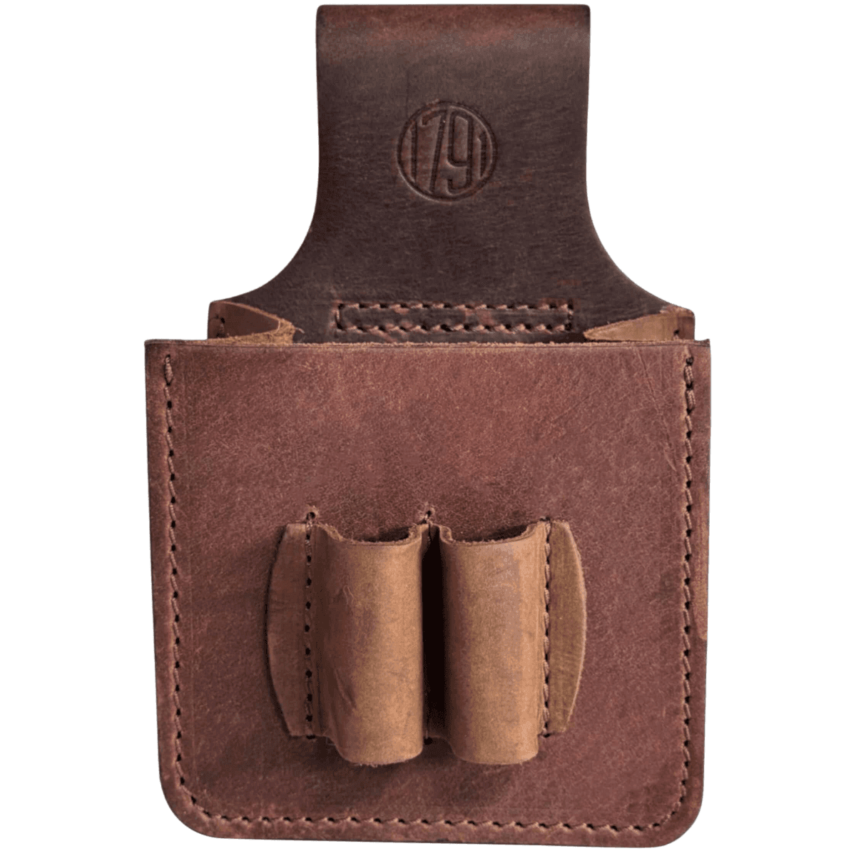 1791 Gunleather Hunt Series Shotshell Pouch, Brown Leather Holds Box of 25 12 Gauge - HNTSP12GBRWA 1791 Gunleather Hunt Series Shotshell Pouch, Brown Leather Holds Box of 25 12 Gauge - HNTSP12GBRWA