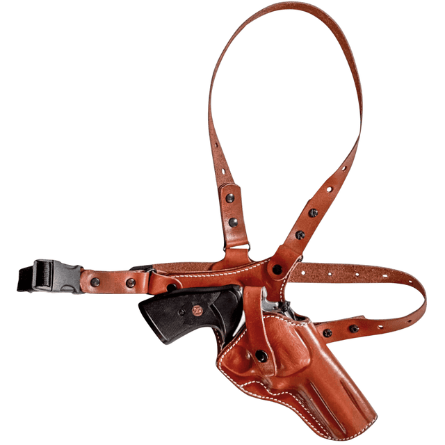 1791 Gunleather Optic Ready Pathfinder Chest Holster, Classic Brown American Steerhide Right Hand Fits S&W N Frame - PFCRV5CBRR 1791 Gunleather Optic Ready Pathfinder Chest Holster, Classic Brown American Steerhide Right Hand Fits S&W N Frame - PFCRV5CBRR