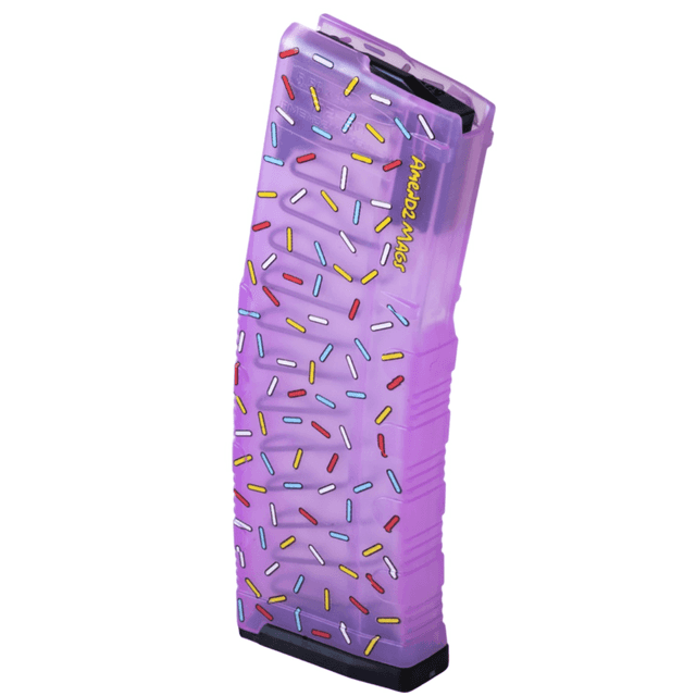 Amend2 MOD-C Sprinkle Donut Magazine, Pink Sprinkles 30+1 5.56 NATO Fits AR-15 - CS5MODCTSPR30 Amend2 MOD-C Sprinkle Donut Magazine, Pink Sprinkles 30+1 5.56 NATO Fits AR-15 - CS5MODCTSPR30