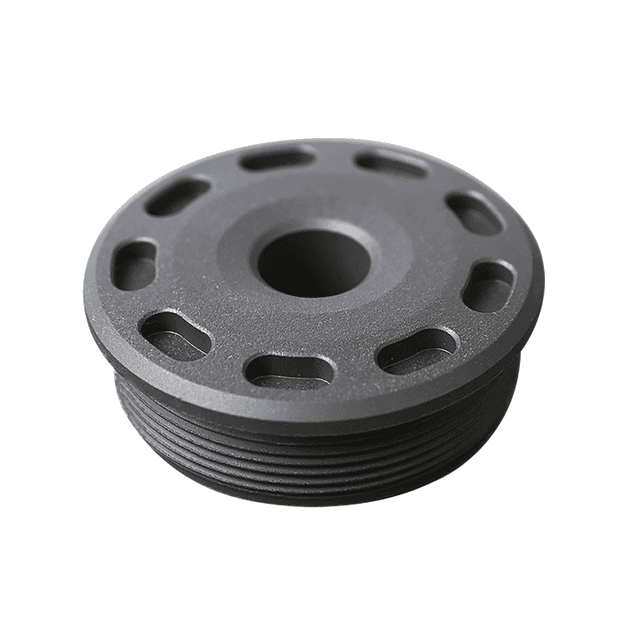 SilencerCo AC5390 Bravo Front Cap 30 Cal Fits Titanium Matte Black SilencerCo AC5390 Bravo Front Cap 30 Cal Fits Titanium Matte Black