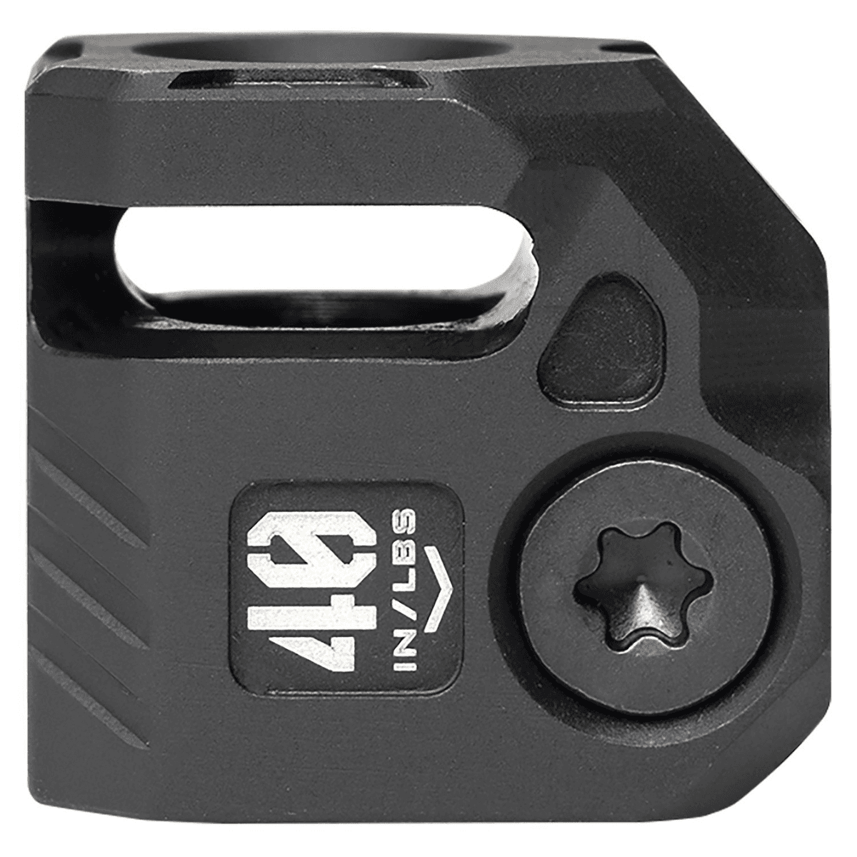 Strike Industries Micro Threaded Compensator, Black Steel 0.89" OAL Compatible w/ 9mm/357 SIG - MCQUAD Strike Industries Micro Threaded Compensator, Black Steel 0.89" OAL Compatible w/ 9mm/357 SIG - MCQUAD