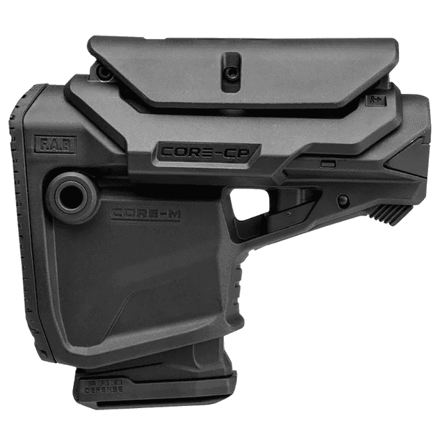 FAB Defense GL-CORE M CP Stock, Black Synthetic Stock Rubber Butt Pad AR-15 / M4 - FXGLCOREMAGCPB FAB Defense GL-CORE M CP Stock, Black Synthetic Stock Rubber Butt Pad AR-15 / M4 - FXGLCOREMAGCPB