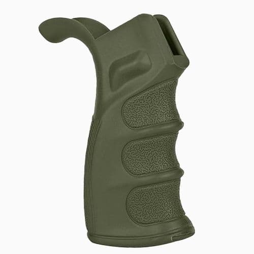 Trinity Force AR-15 DMR Pistol Grip with Storage Compartment Polymer Green Trinity Force AR-15 DMR Pistol Grip with Storage Compartment Polymer Green