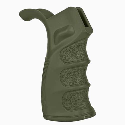 Trinity Force AR-15 DMR Pistol Grip with Storage Compartment Polymer Green Trinity Force AR-15 DMR Pistol Grip with Storage Compartment Polymer Green
