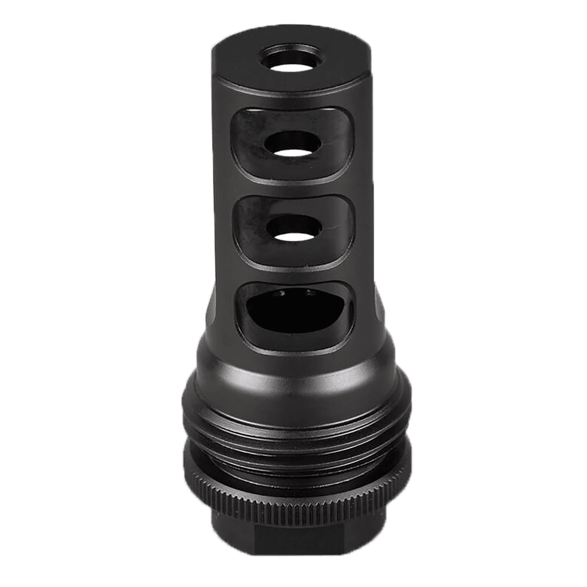 SilencerCo AC4766 ASR Muzzle Brake Black Nitride 9/16x24 RH Threads 30 Cal SilencerCo AC4766 ASR Muzzle Brake Black Nitride 9/16x24 RH Threads 30 Cal