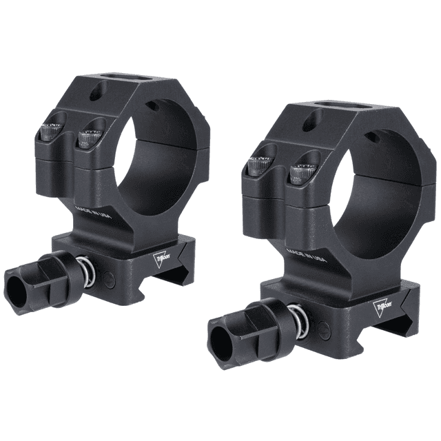 Trijicon Scope Rings with Q-LOC Technology, Matte Black 34mm High Picatinny Rail Rifle - AC22070 Trijicon Scope Rings with Q-LOC Technology, Matte Black 34mm High Picatinny Rail Rifle - AC22070