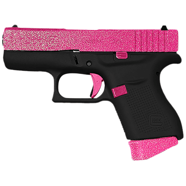 Glock G43X MOS Sub-Compact Frame Pink-Cerakote 9mm CCW Handgun PX4350204FRMOSPI Glock G43X MOS Sub-Compact Frame Pink-Cerakote 9mm CCW Handgun PX4350204FRMOSPI