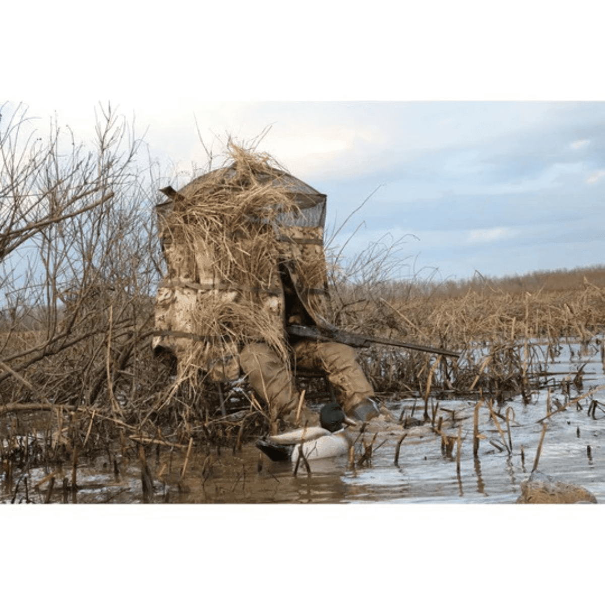 MOmarsh Invisi-Chair, Vertical Blind Camo - 31518 MOmarsh Invisi-Chair, Vertical Blind Camo - 31518