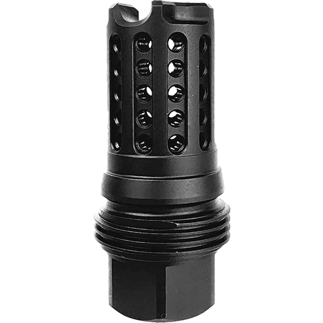 Cobalt Kinetics RCB-6 Muzzle Device, Black Nitride Stainless Steel 1/2"x28 Threads 5.56x45mm NATO - CKRCB6556 Cobalt Kinetics RCB-6 Muzzle Device, Black Nitride Stainless Steel 1/2"x28 Threads 5.56x45mm NATO - CKRCB6556