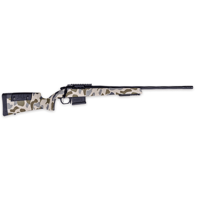 Weatherby 307 Hush Rifle, 22" Graphite Black Cerakote Fluted Threaded Barrel Graphite Black Cerakote Picatinny Rail Steel Receiver Adj Cheek Piece & LOP Hush Tundra Camo Synthetic Stock Ambidextrous 2" Muzzle Brake 5+1rd 300 Win - 3WRHS300NR4B Weatherby 307 Hush Rifle, 22" Graphite Black Cerakote Fluted Threaded Barrel Graphite Black Cerakote Picatinny Rail Steel Receiver Adj Cheek Piece & LOP Hush Tundra Camo Synthetic Stock Ambidextrous 2" Muzzle Brake 5+1rd 300 Win - 3WRHS300NR4B