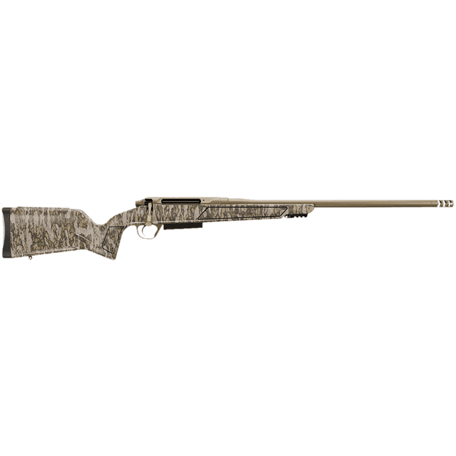 Christensen Arms Evoke Rifle, 20" Flat Dark Earth Cerakote Button Rifled/Threaded Barrel Flat Dark Earth Cerakote Picatinny Rail Steel Receiver Adjustable Mossy Oak Bottomland Polymer Stock 3+1rd 7mm BC - 8011503801 Christensen Arms Evoke Rifle, 20" Flat Dark Earth Cerakote Button Rifled/Threaded Barrel Flat Dark Earth Cerakote Picatinny Rail Steel Receiver Adjustable Mossy Oak Bottomland Polymer Stock 3+1rd 7mm BC - 8011503801