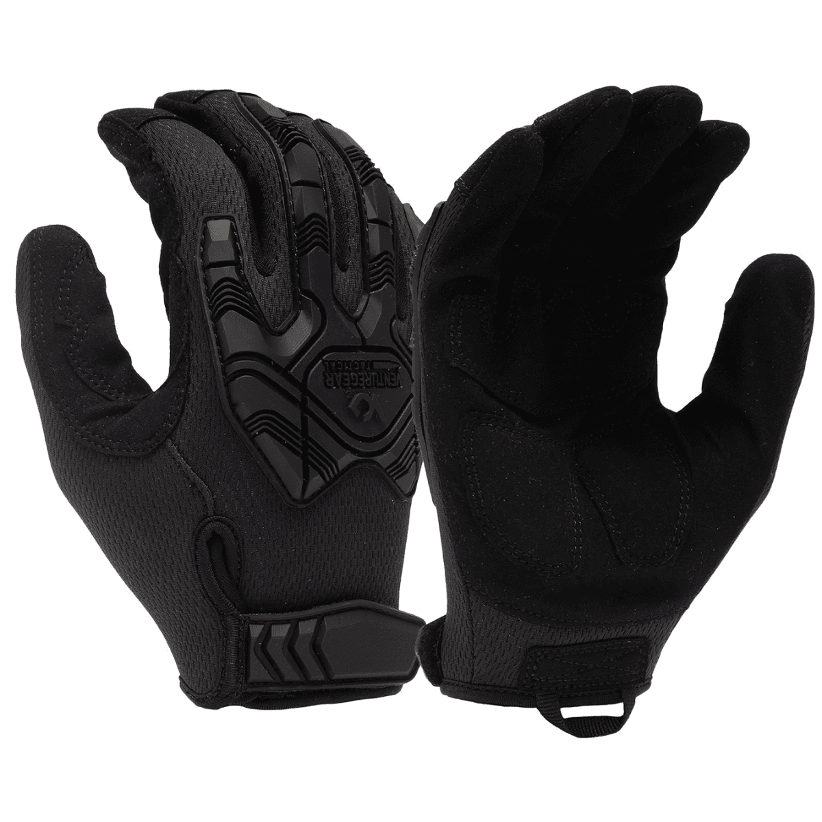 Pyramex Heavy-Duty Impact Operator Gloves, Black Synthetic Leather Hook & Loop XL - VGTG40BXL Pyramex Heavy-Duty Impact Operator Gloves, Black Synthetic Leather Hook & Loop XL - VGTG40BXL