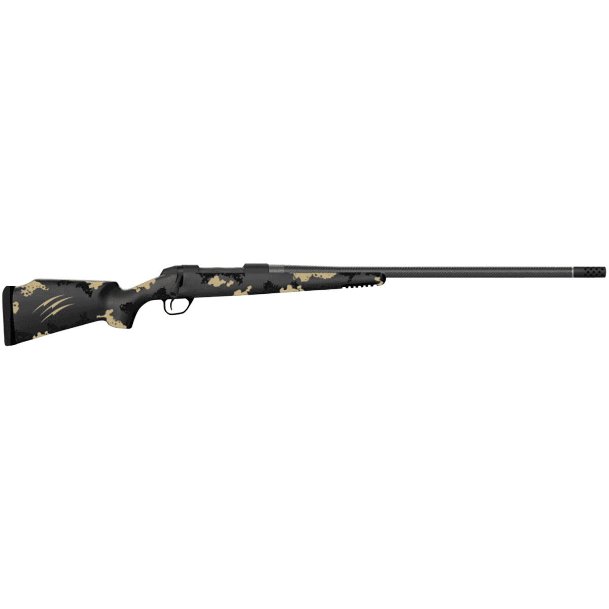 Fierce Firearms Carbon Rage Rifle, 24" Black Cerakote Carbon Fiber Threaded Barrel Black Cerakote Steel Drilled&Tapped Receiver Picatinny Rail Forend Urban Camo Monte Carlo Carbon Fiber Stock RH Full Size 3+1rd 7mm PRC - FCRG7PRC24BU Fierce Firearms Carbon Rage Rifle, 24" Black Cerakote Carbon Fiber Threaded Barrel Black Cerakote Steel Drilled&Tapped Receiver Picatinny Rail Forend Urban Camo Monte Carlo Carbon Fiber Stock RH Full Size 3+1rd 7mm PRC - FCRG7PRC24BU