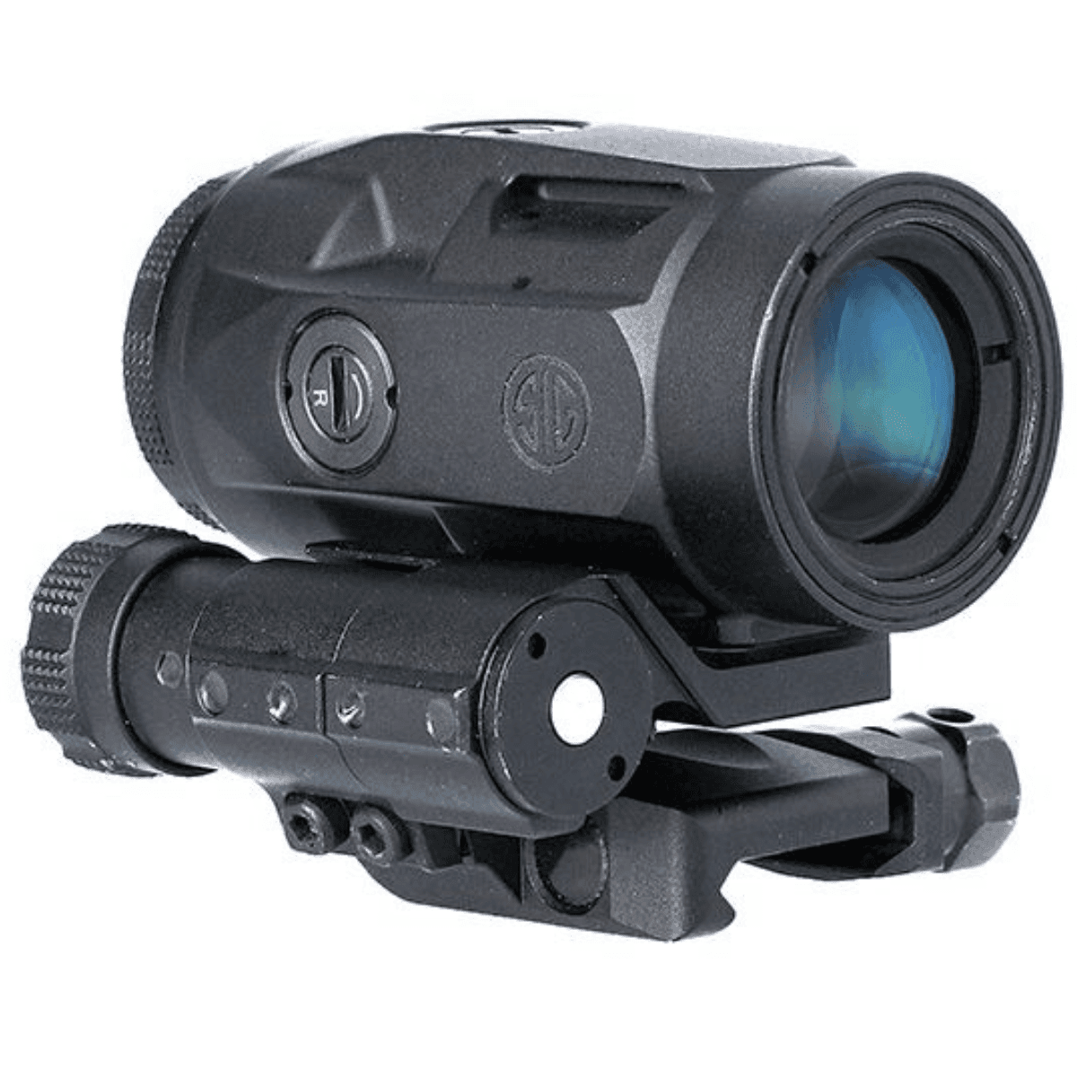Sig Sauer Electro-Optics Juliet3T-Micro Magnifier, Matte Black Aluminum 3x 22mm Fog Proof / Shockproof / Waterproof - SOJ3MT01 Sig Sauer Electro-Optics Juliet3T-Micro Magnifier, Matte Black Aluminum 3x 22mm Fog Proof / Shockproof / Waterproof - SOJ3MT01